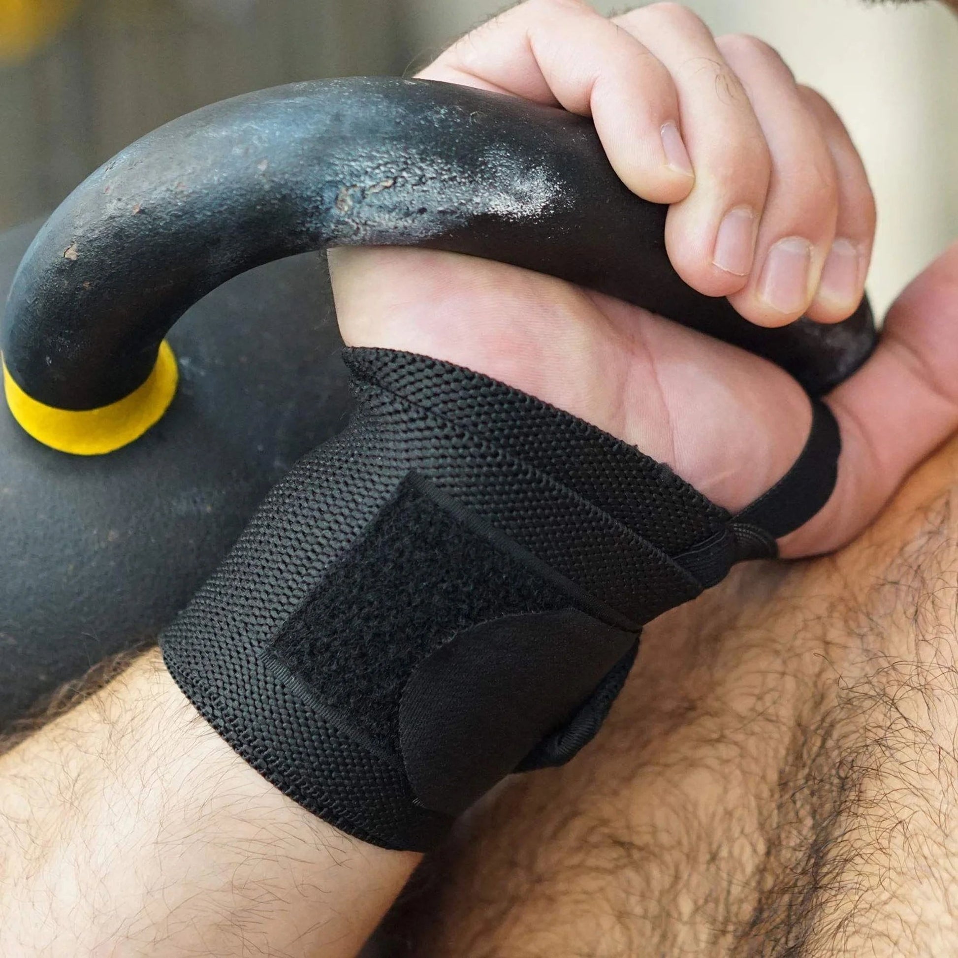 12 Inch Professional Wrist Wraps & Straps for Gym - Black - Apex Athletics