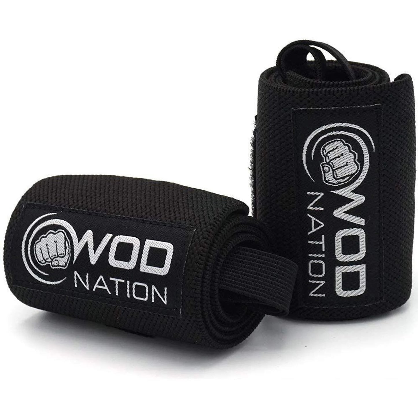 12 Inch Professional Wrist Wraps & Straps for Gym - Black - Apex Athletics