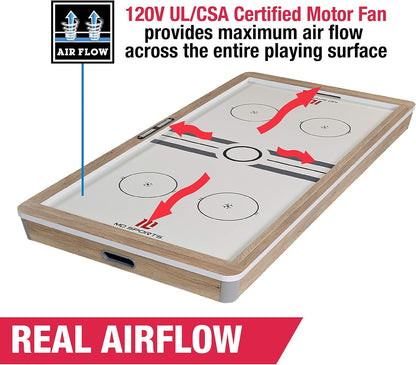 Air Hockey Table with Arcade Electronic Scorer, Perfect for Family Game Rooms - Apex Athletics