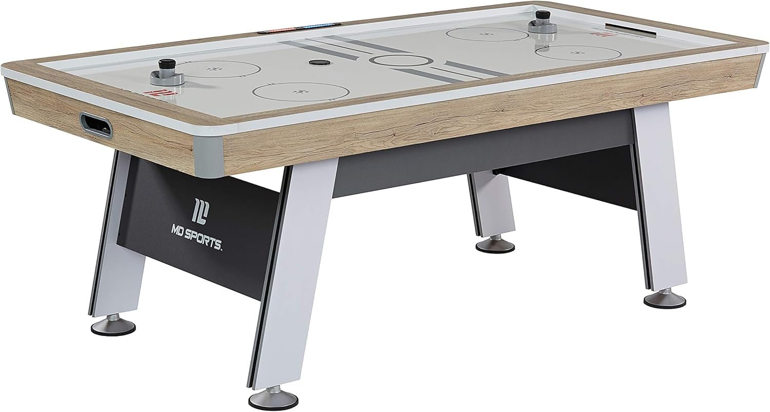 Air Hockey Table with Arcade Electronic Scorer, Perfect for Family Game Rooms - Apex Athletics