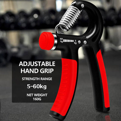 Hand Grip Strength Power Trainer Gripper Strengthener Adjustable Gym Exerciser - Apex Athletics