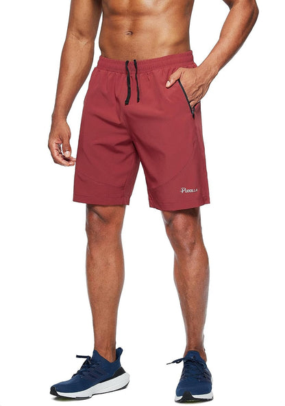 Men'S Workout Running Shorts 7"/5"/9" Lightweight Gym Athletic Shorts for Men with Zipper Pockets - Apex Athletics