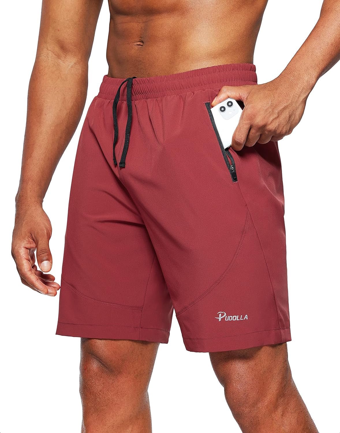 Men'S Workout Running Shorts 7"/5"/9" Lightweight Gym Athletic Shorts for Men with Zipper Pockets - Apex Athletics