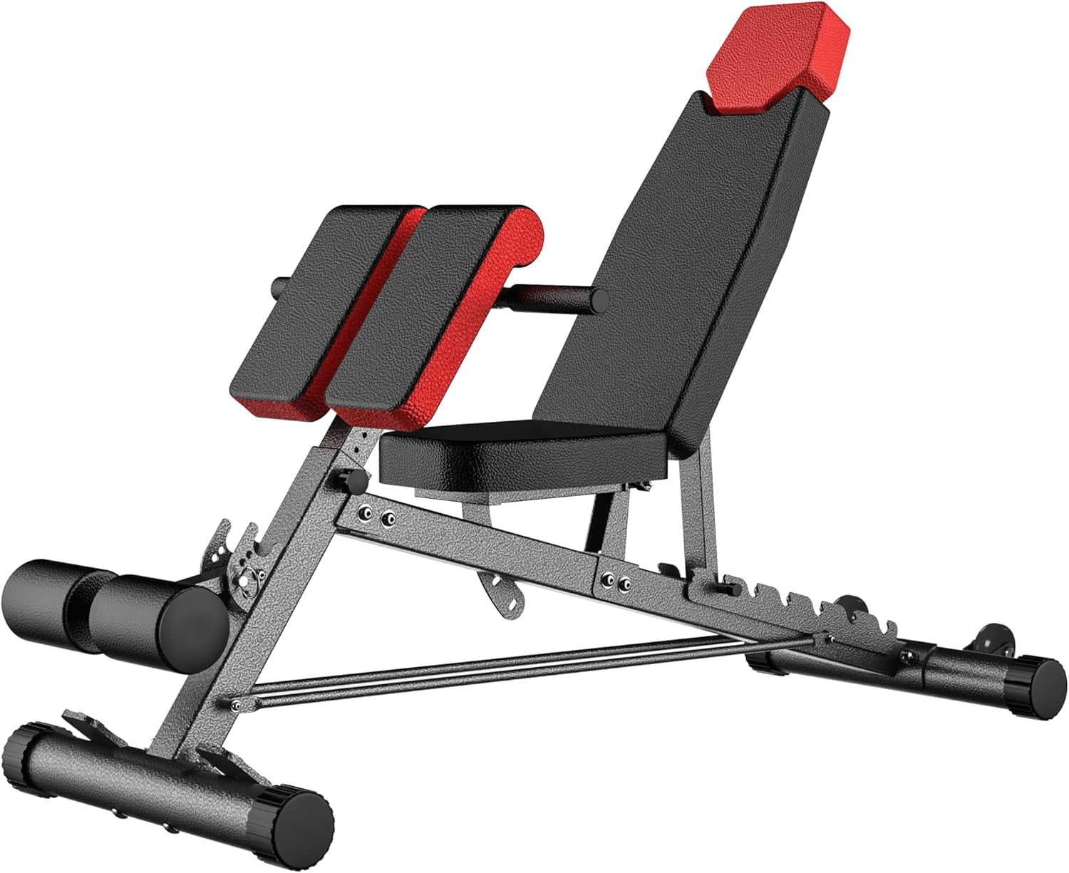 All-In-One FID Weight Bench - Hyper Back Extension, Ab Sit Up, Incline Decline, Flat Bench - Apex Athletics