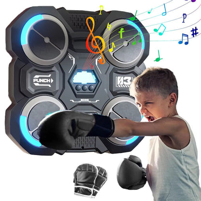 Bluetooth Music Boxing Machine for Kids - Wall Mounted Smart Boxing Fun! - Apex Athletics