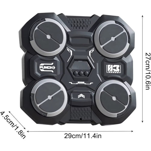 Bluetooth Music Boxing Machine for Kids - Wall Mounted Smart Boxing Fun! - Apex Athletics