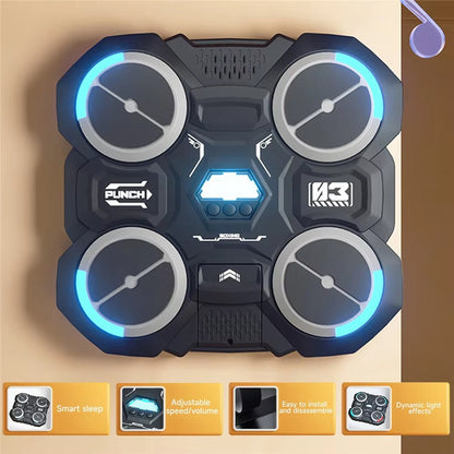 Bluetooth Music Boxing Machine for Kids - Wall Mounted Smart Boxing Fun! - Apex Athletics