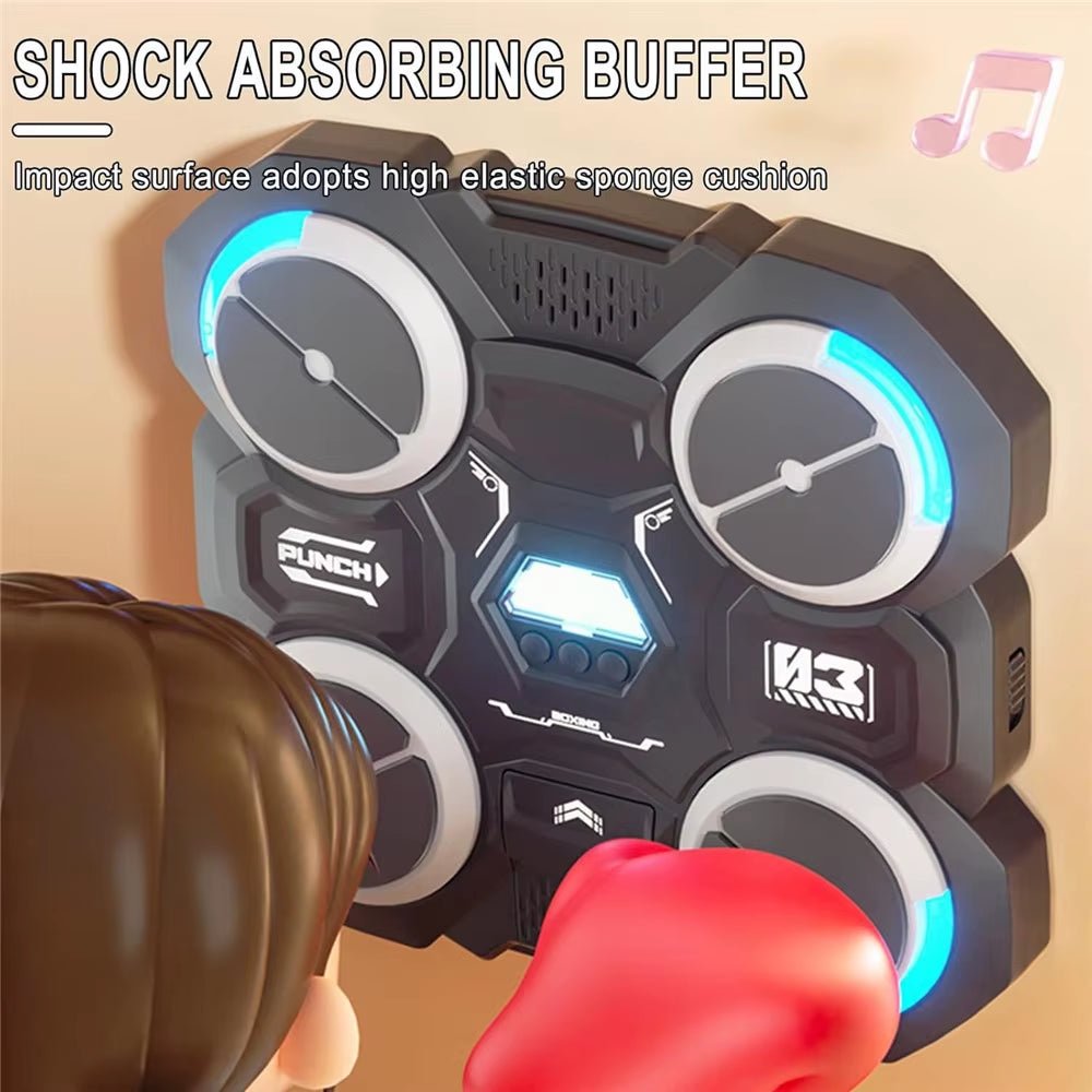 Bluetooth Music Boxing Machine for Kids - Wall Mounted Smart Boxing Fun! - Apex Athletics