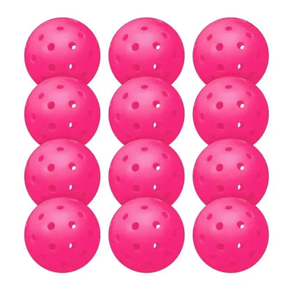 Sports Indoor Outdoor Play Pickleball 40 Hole,4 Pack - USAPA Approved, Pink - Apex Athletics
