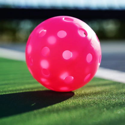Sports Indoor Outdoor Play Pickleball 40 Hole,4 Pack - USAPA Approved, Pink - Apex Athletics