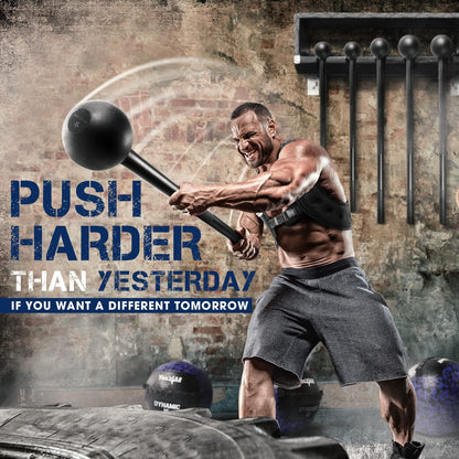 Ultimate Steel Mace Bell for Full Body Strength Training - 5-30 LB - Men & Women - Apex Athletics